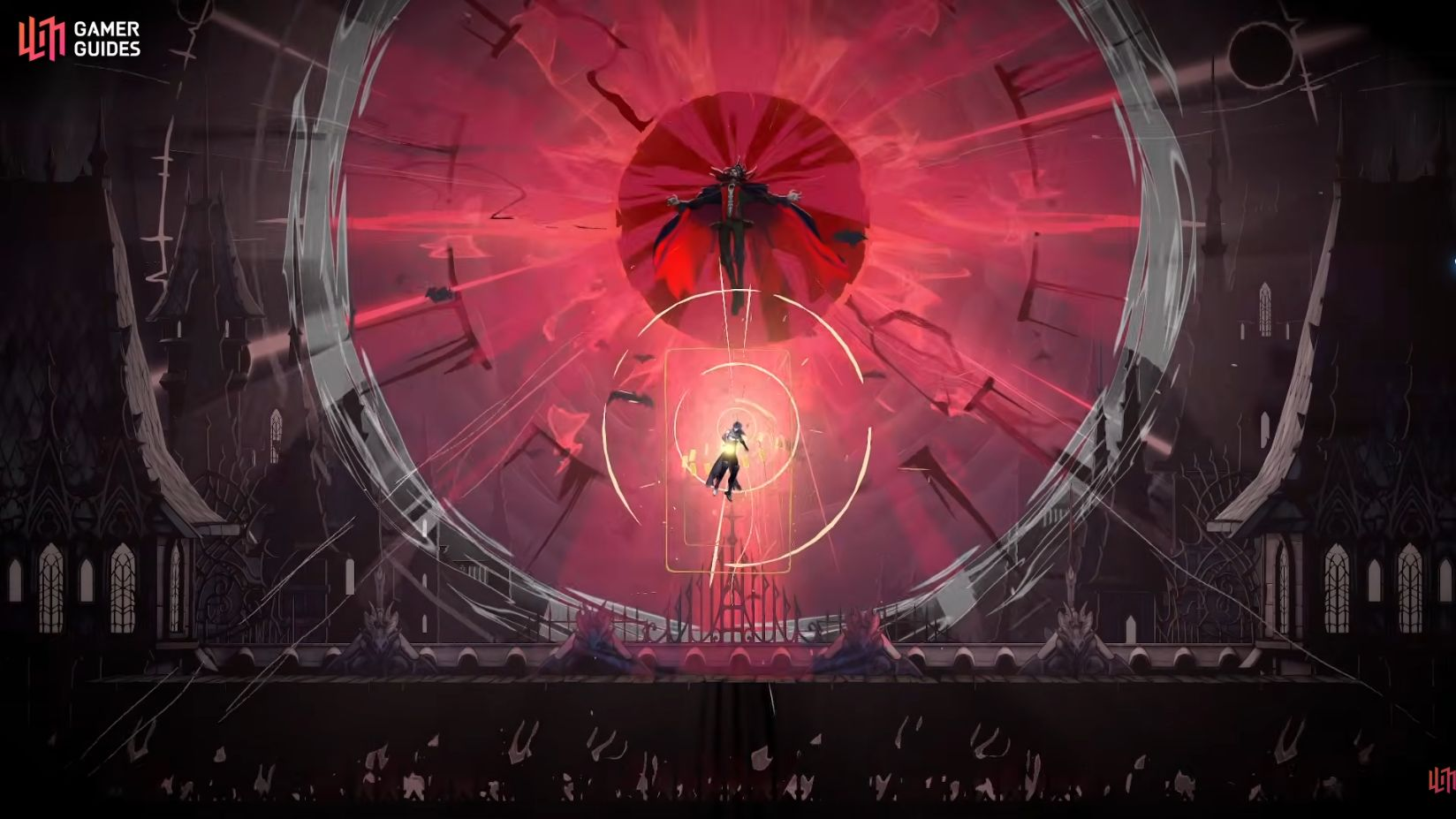 Rose casting Absolution toward the suspended Dracula after his second phase